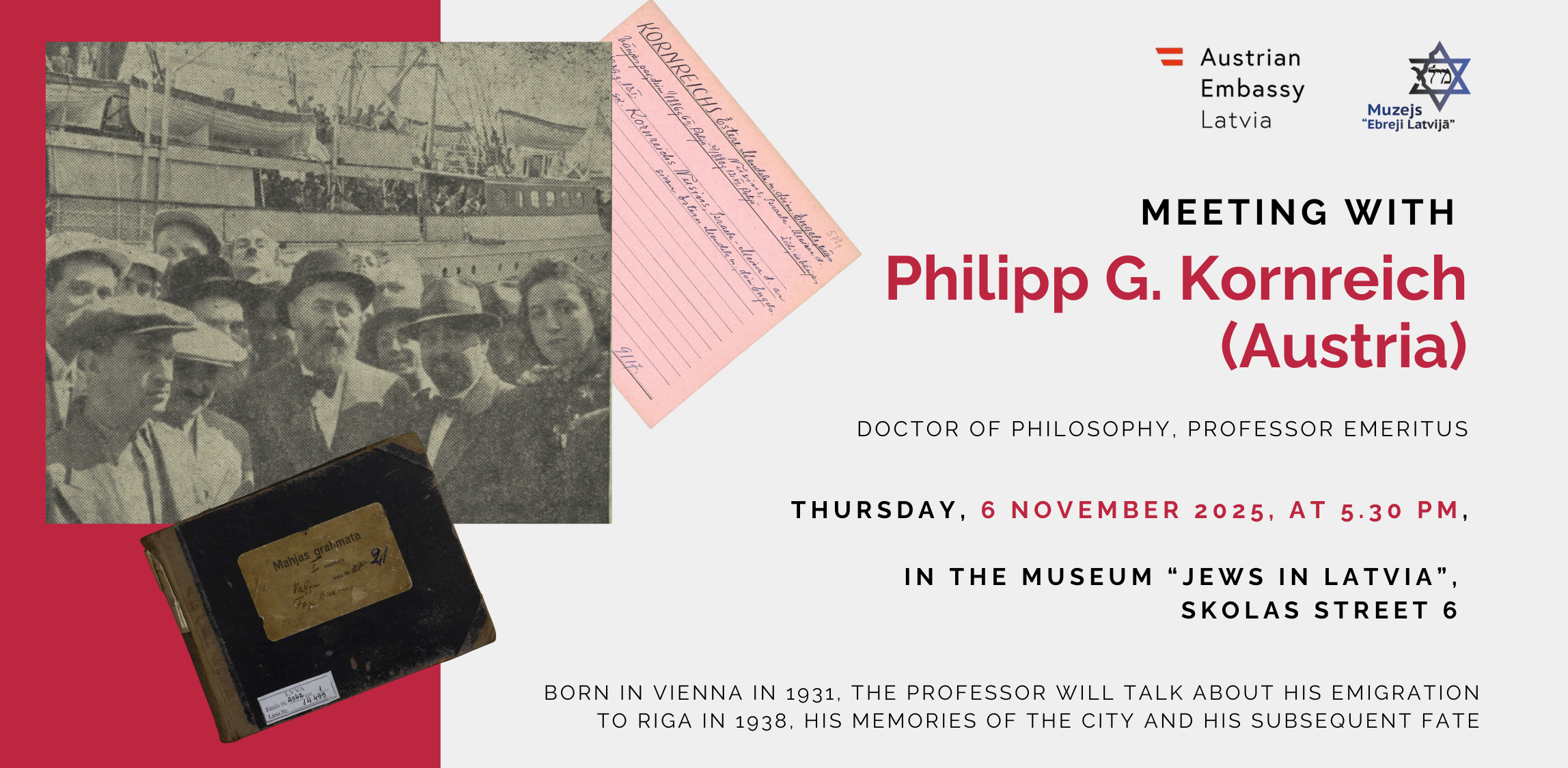 Meeting with Prof. Philipp Kornreich on November 6, 2025